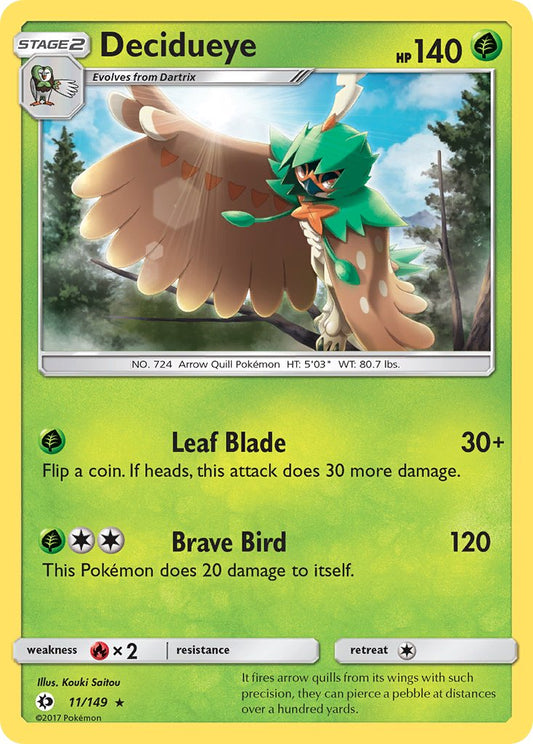 Decidueye | Sun & Moon Base Set 011/149