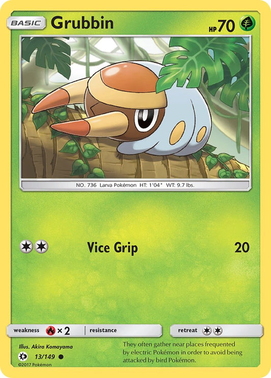 Grubbin | Sun & Moon Base Set 013/149