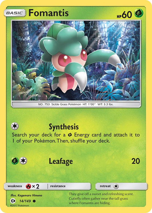 Fomantis | Sun & Moon Base Set 014/149