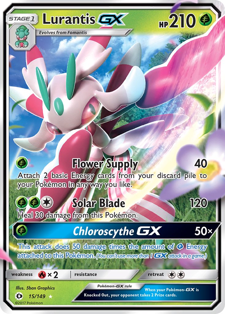 Lurantis GX | Sun & Moon Base Set 015/149