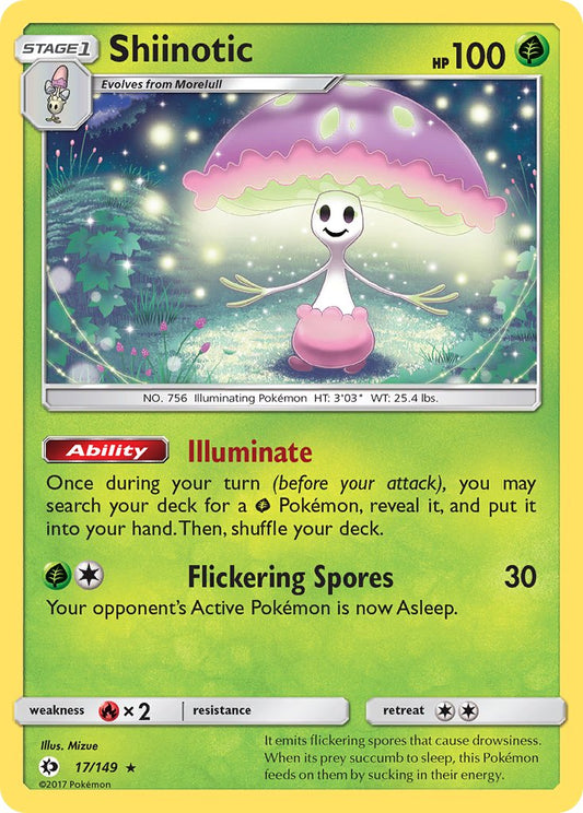 Shiinotic | Sun & Moon Base Set 017/149