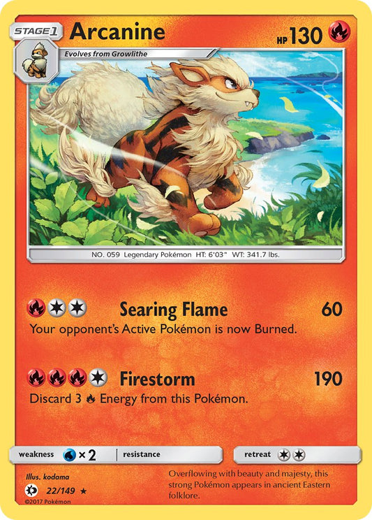 Arcanine | Sun & Moon Base Set 022/149