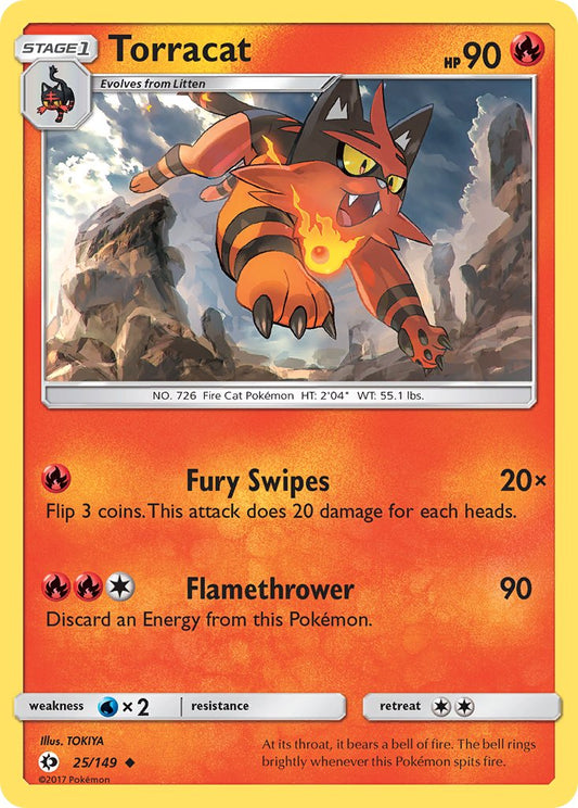 Torracat | Sun & Moon Base Set 025/149