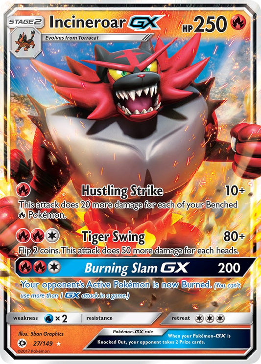 Incineroar GX | Sun & Moon Base Set 027/149