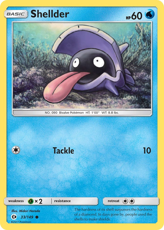 Shellder | Sun & Moon Base Set 033/149