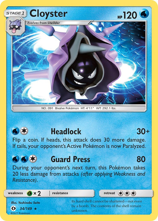 Cloyster | Sun & Moon Base Set 034/149
