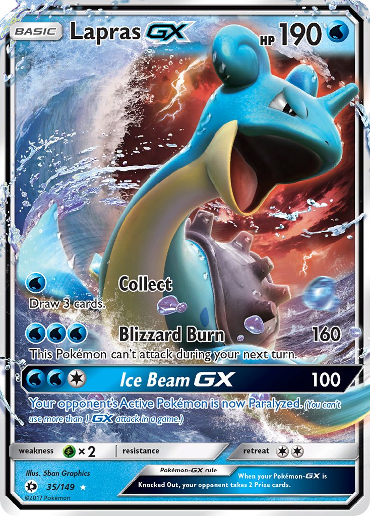 Lapras GX | Sun & Moon Base Set 035/149