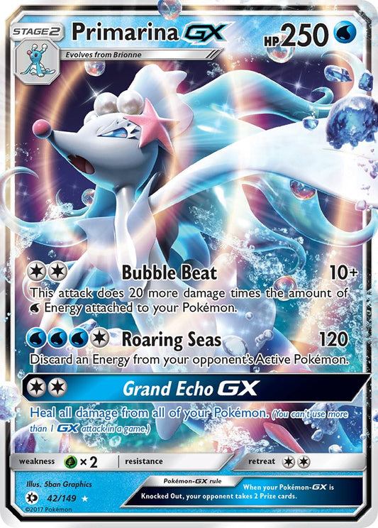 Primarina GX | Sun & Moon Base Set 042/149