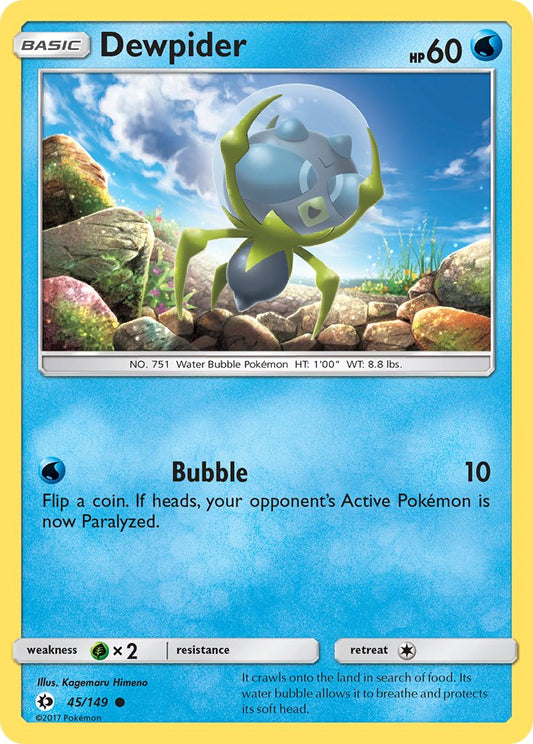Dewpider | Sun & Moon Base Set 045/149