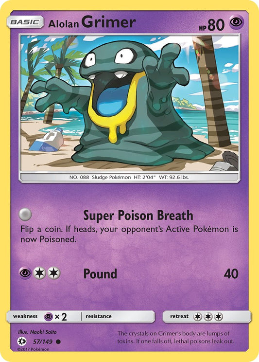 Alolan Grimer | Sun & Moon Base Set 057/149