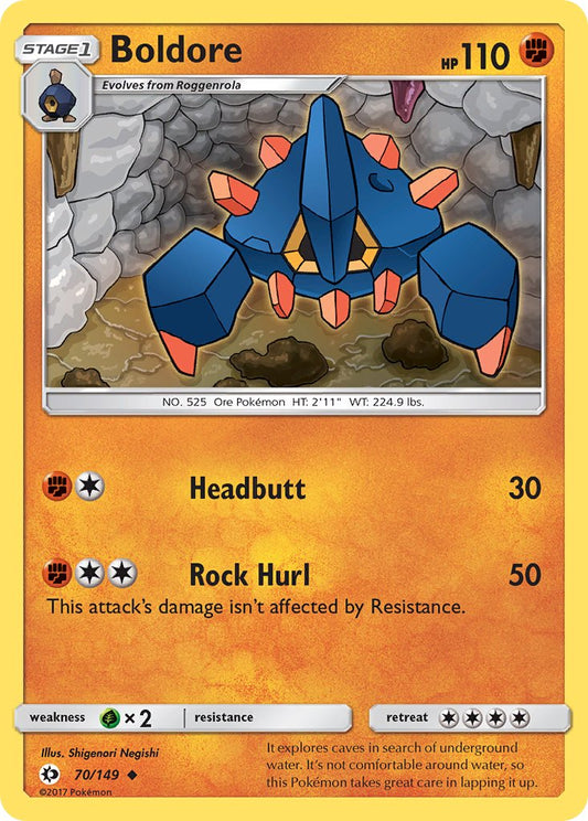 Boldore | Sun & Moon Base Set 070/149
