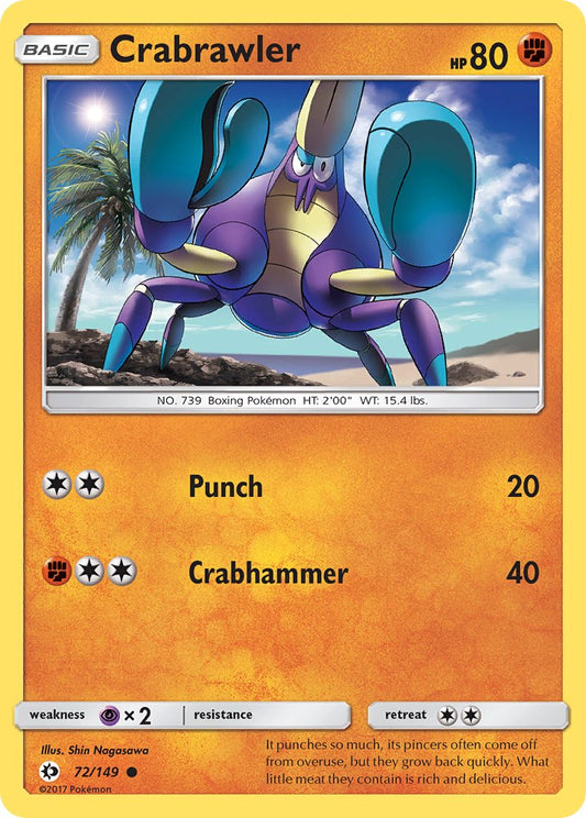Crabrawler | Sun & Moon Base Set 072/149