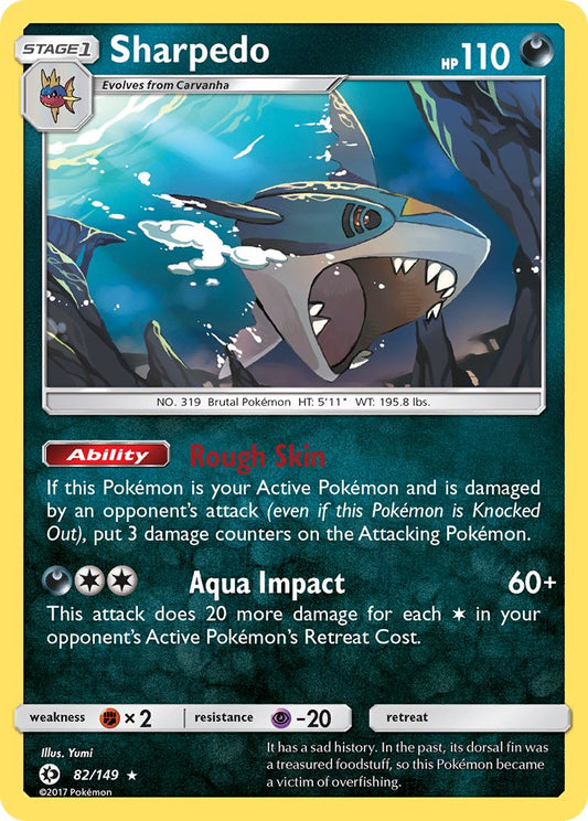 Sharpedo | Sun & Moon Base Set 082/149