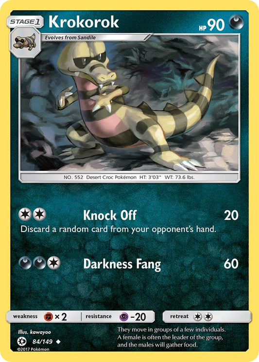 Krokorok | Sun & Moon Base Set 084/149