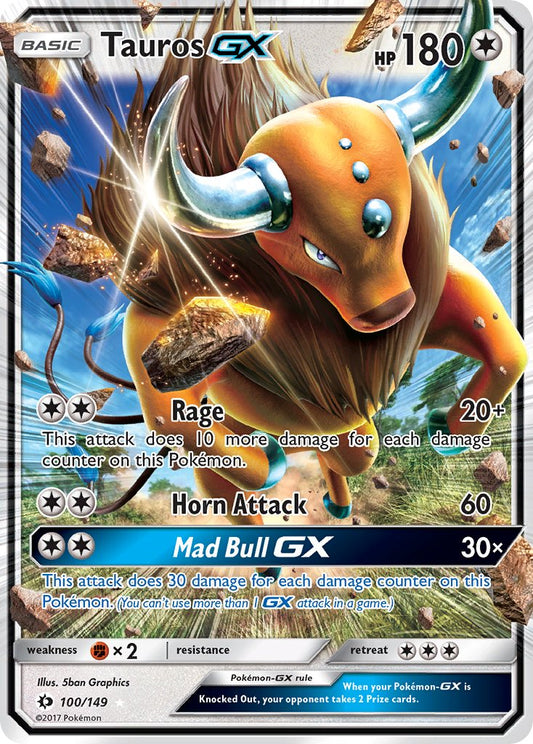 Tauros GX | Sun & Moon Base Set 100/149