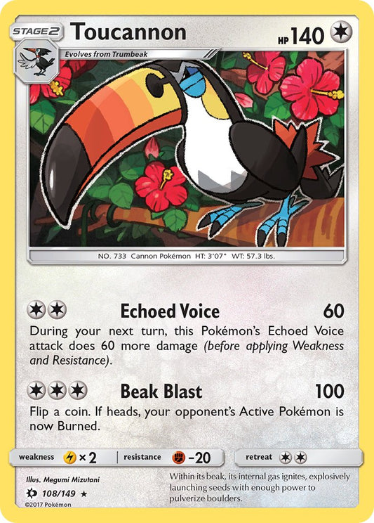Toucannon | Sun & Moon Base Set 108/149