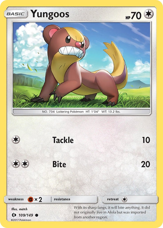 Yungoos | Sun & Moon Base Set 109/149