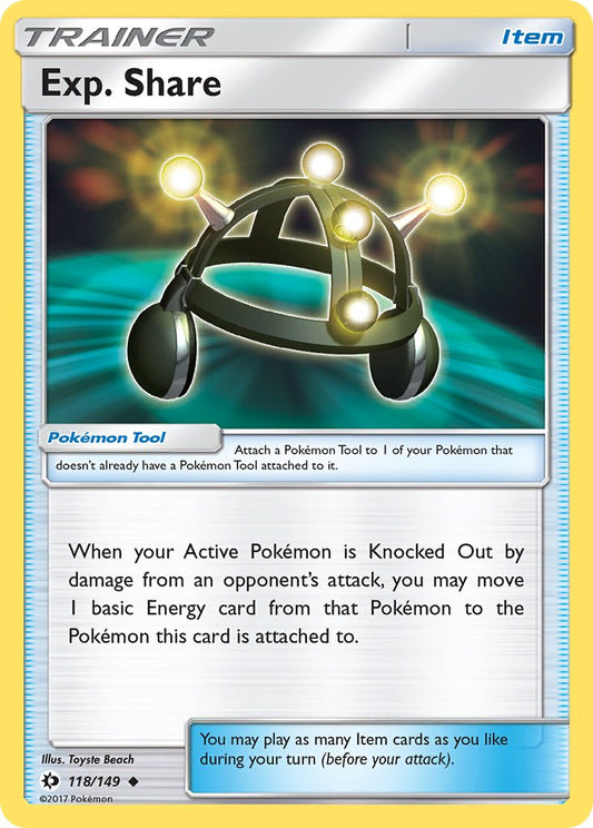 Exp. Share | Sun & Moon Base Set 118/149