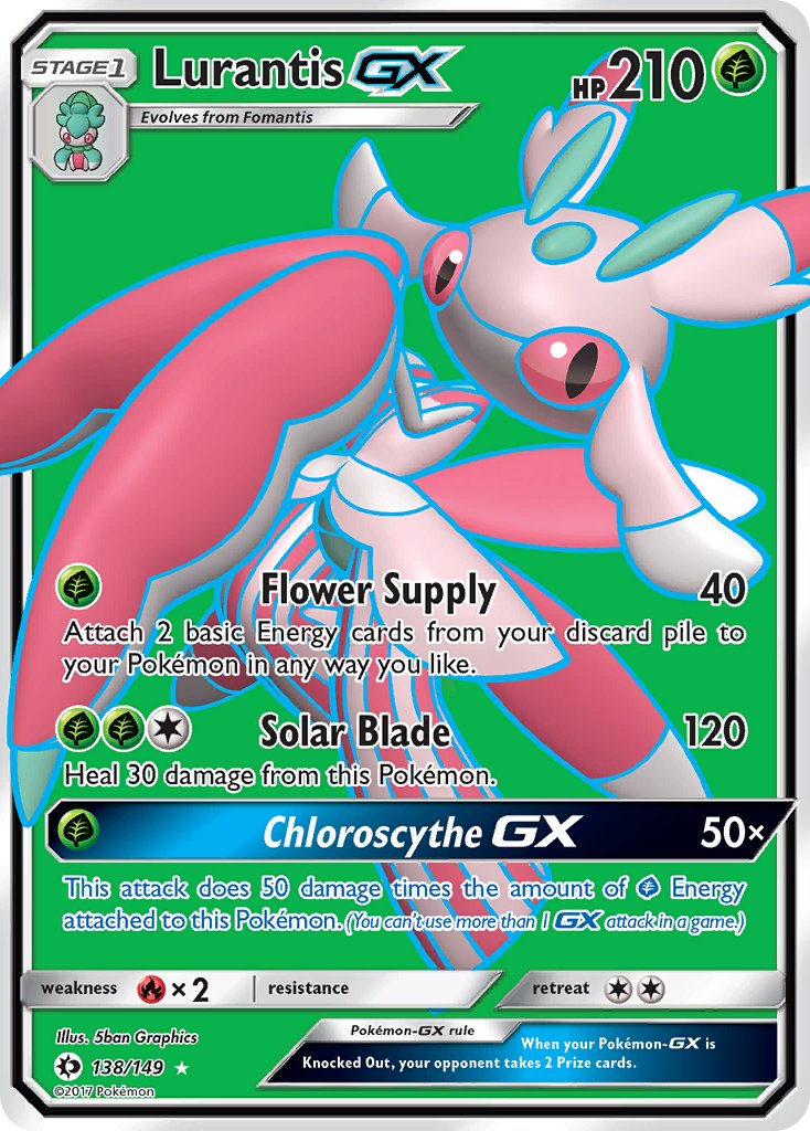 Lurantis GX | Sun & Moon Base Set 138/149