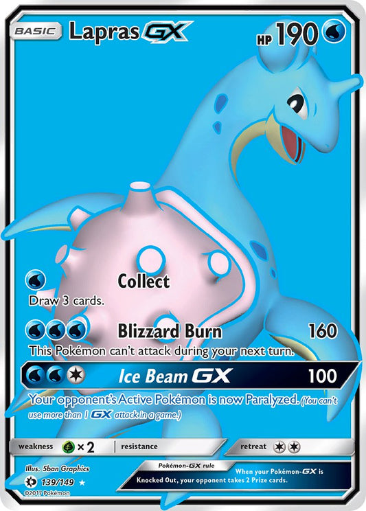Lapras GX | Sun & Moon Base Set 139/149