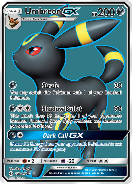 Umbreon GX | Sun & Moon Base Set 142/149