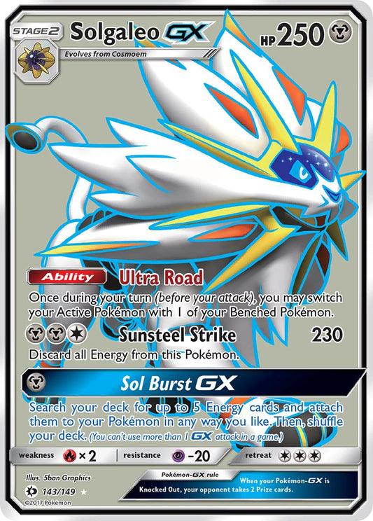 Solgaleo GX | Sun & Moon Base Set 143/149