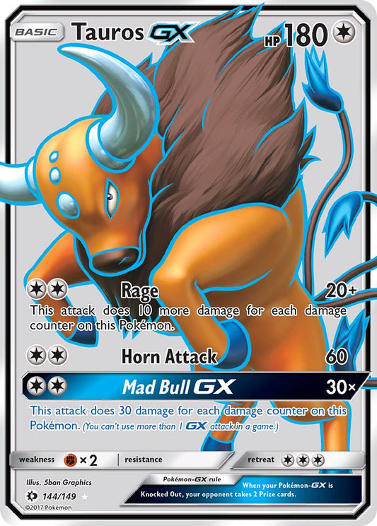 Tauros GX | Sun & Moon Base Set 144/149