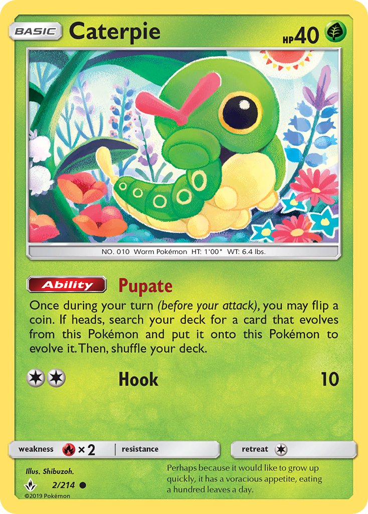 Caterpie | Unbroken Bonds 002/214