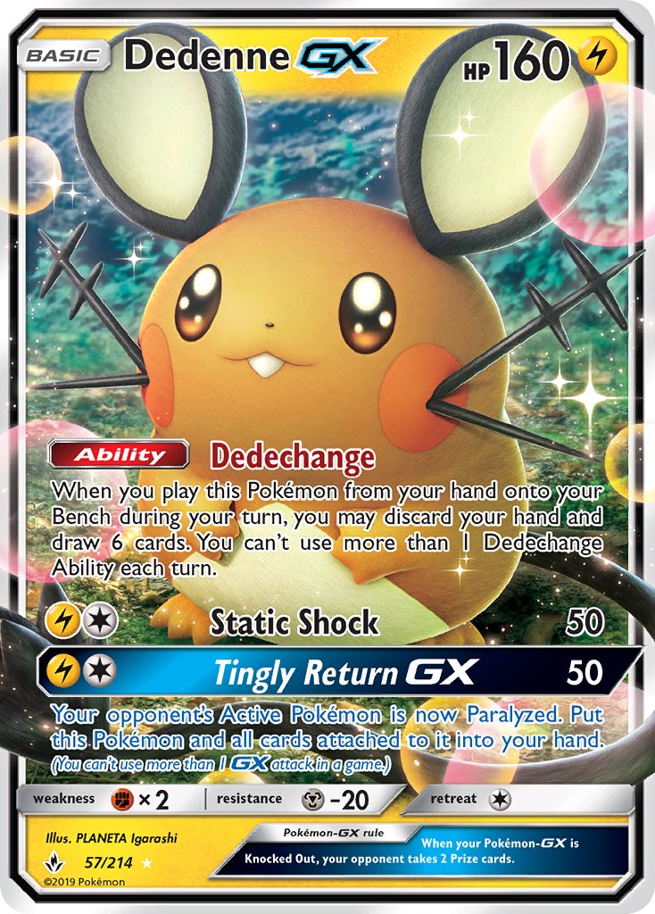 Dedenne GX | Unbroken Bonds 057/214