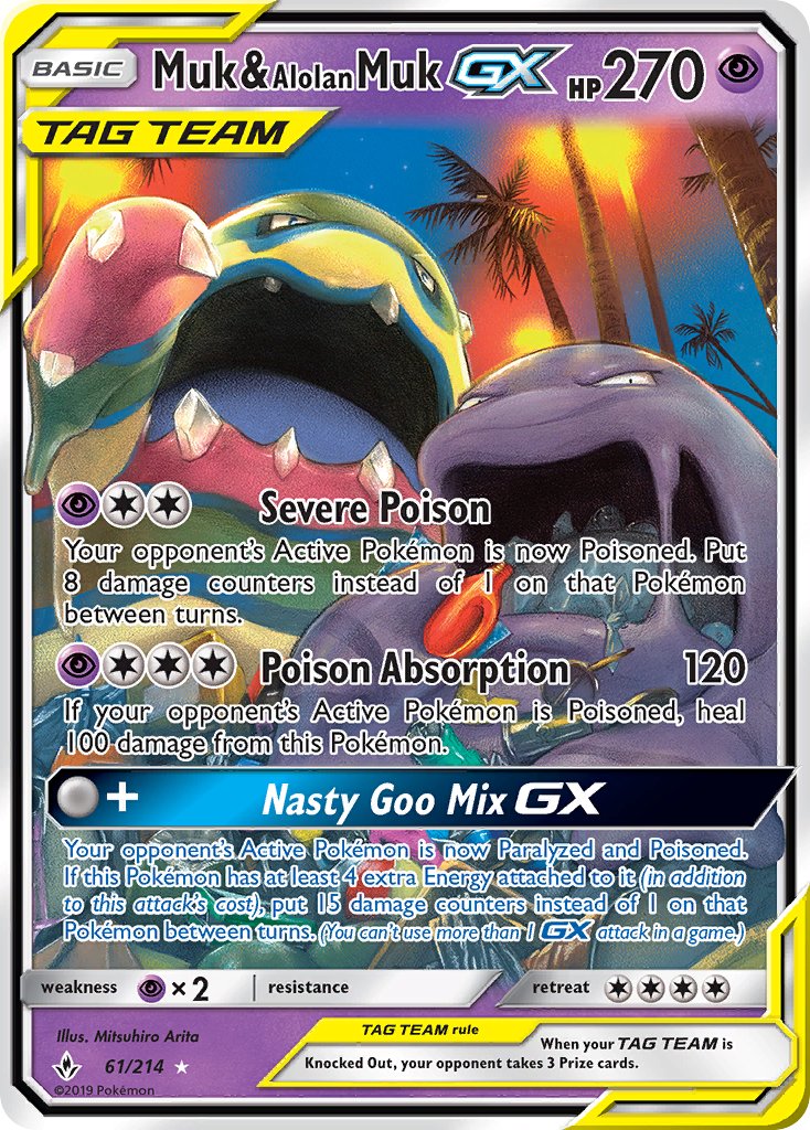 Muk & Alolan Muk GX | Unbroken Bonds 061/214