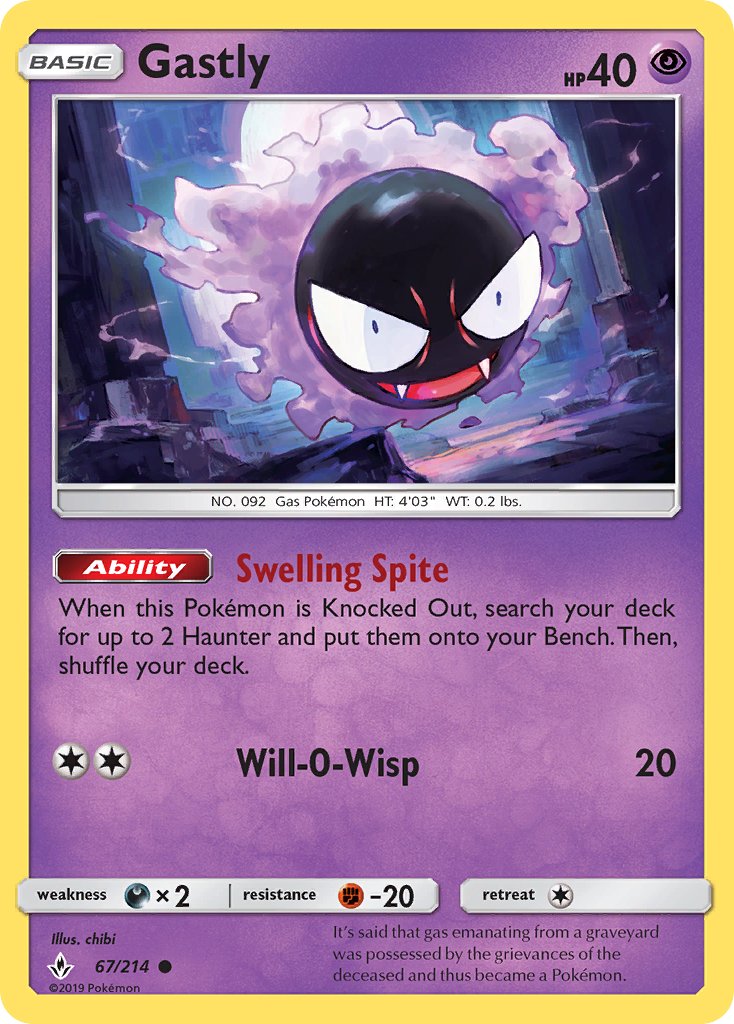 Gastly | Unbroken Bonds 067/214