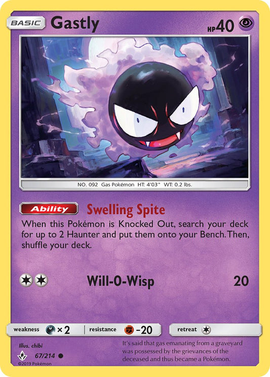 Gastly | Unbroken Bonds 067/214