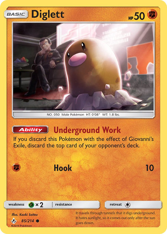 Diglett | Unbroken Bonds 085/214