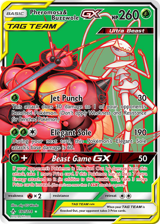 Pheromosa & Buzzwole GX | Unbroken Bonds 191/214