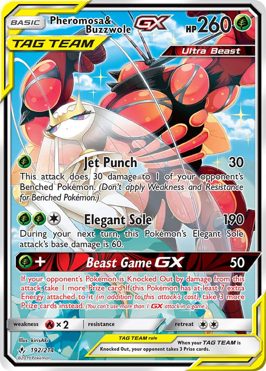 Pheromosa & Buzzwole GX | Unbroken Bonds 192/214