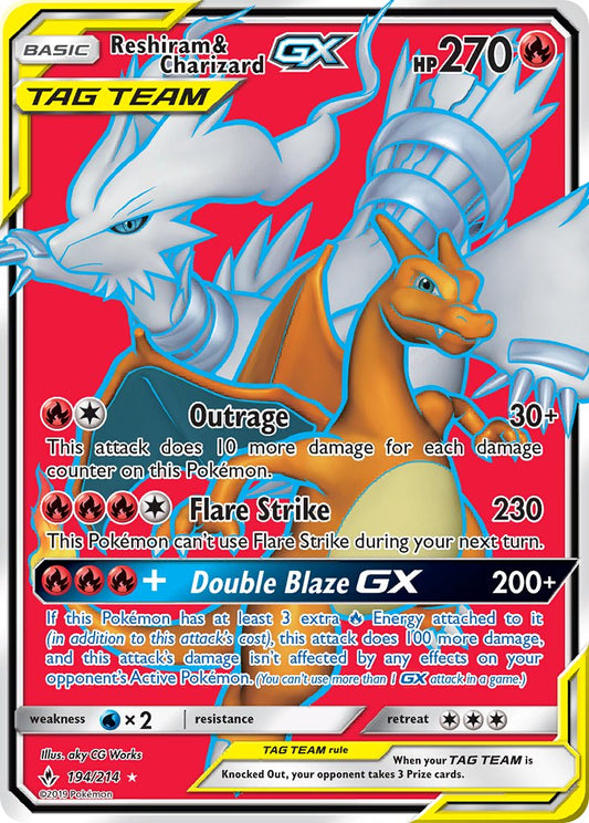 Reshiram & Charizard GX | Unbroken Bonds 194/214