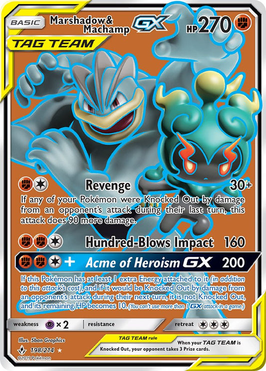 Marshadow & Machamp GX | Unbroken Bonds 198/214