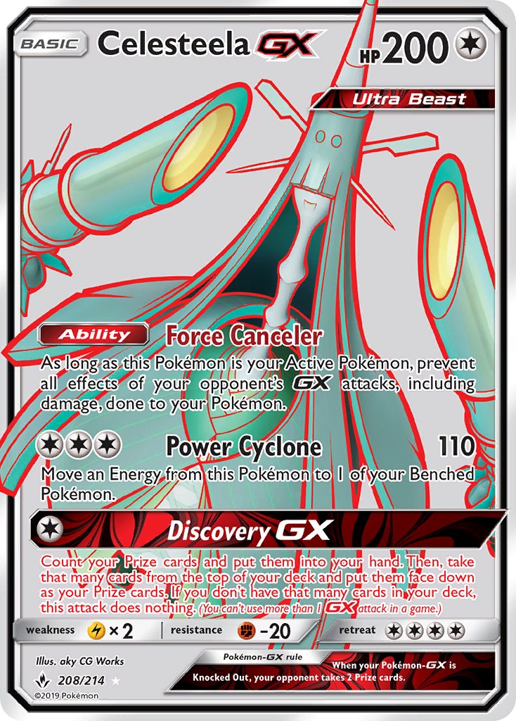 Celesteela GX | Unbroken Bonds 208/214