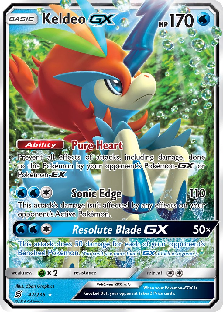Keldeo GX | Unified Minds 047/236