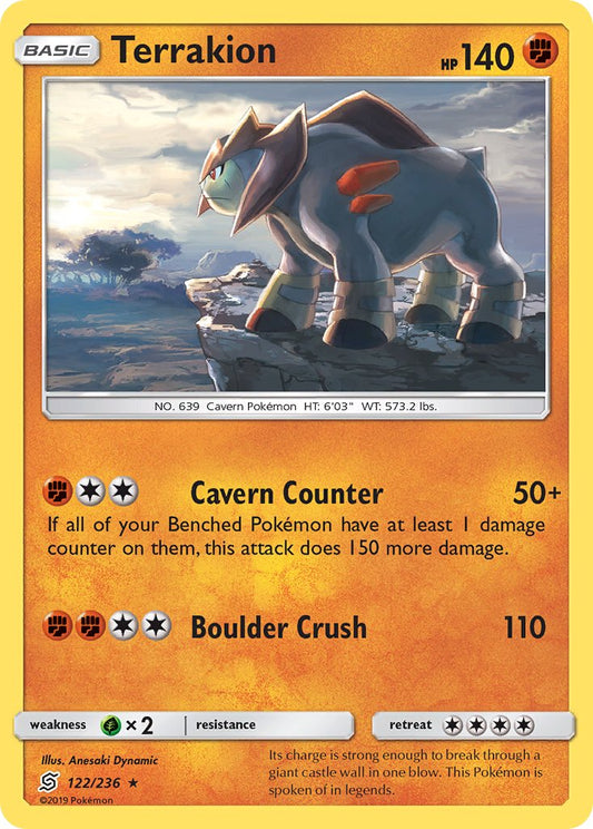 Terrakion | Unified Minds 122/236