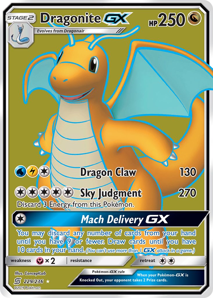 Dragonite GX | Unified Minds 229/236
