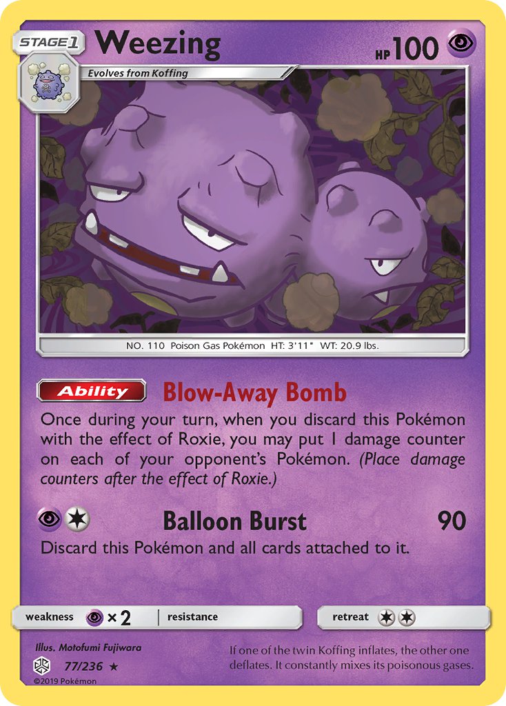 Weezing | Cosmic Eclipse 077/236