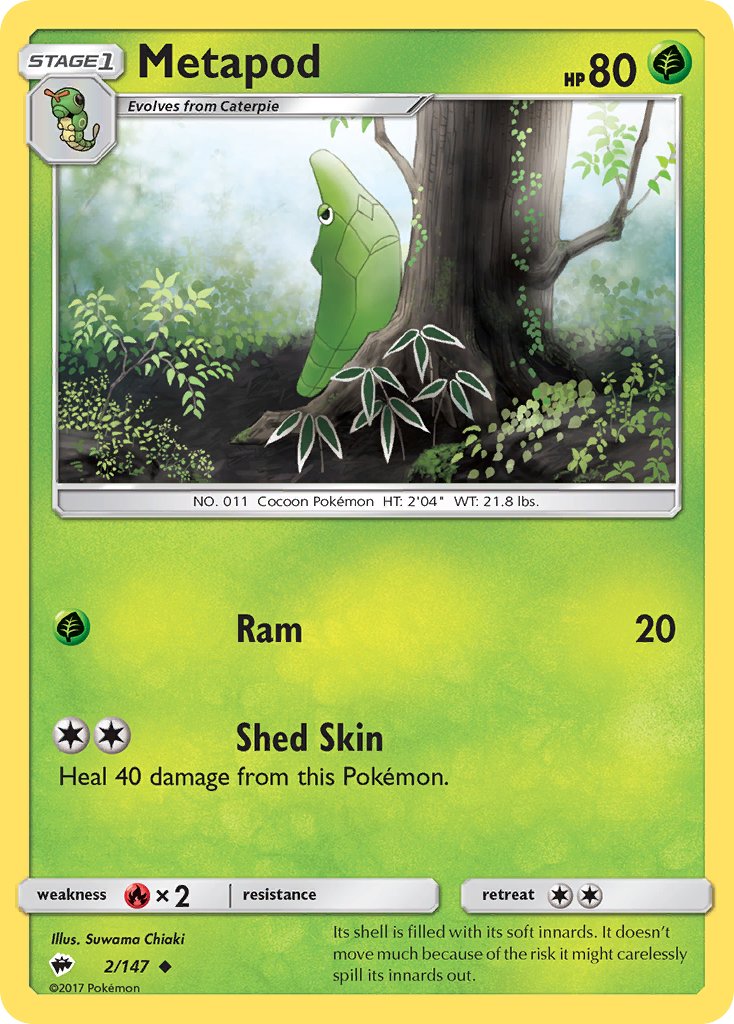 Metapod | Burning Shadows 2/147