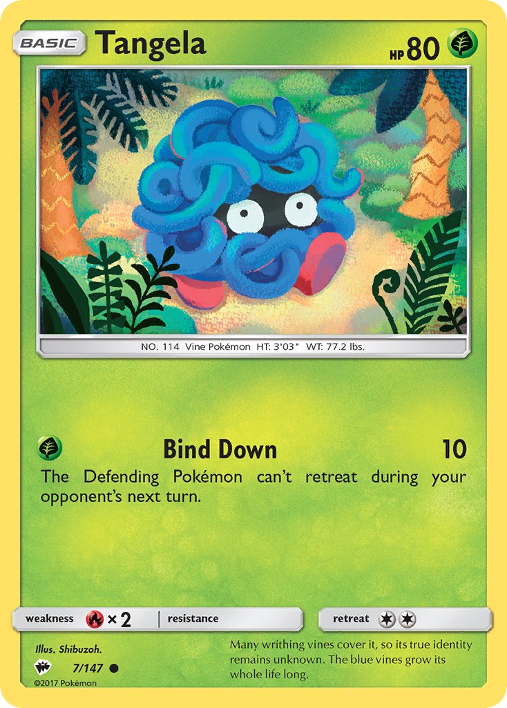 Tangela | Burning Shadows 7/147