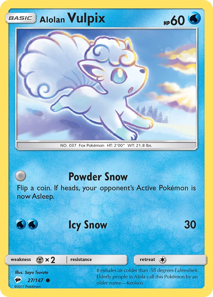 Alolan Vulpix | Burning Shadows 27/147