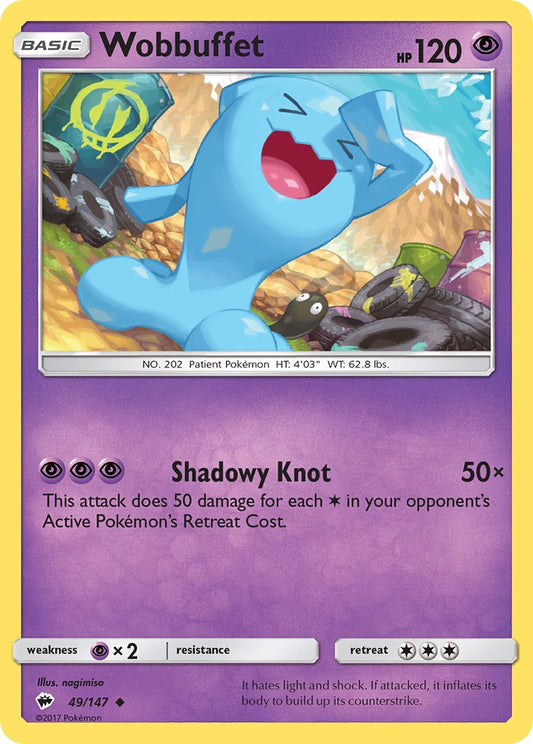 Wobbuffet | Burning Shadows 49/147