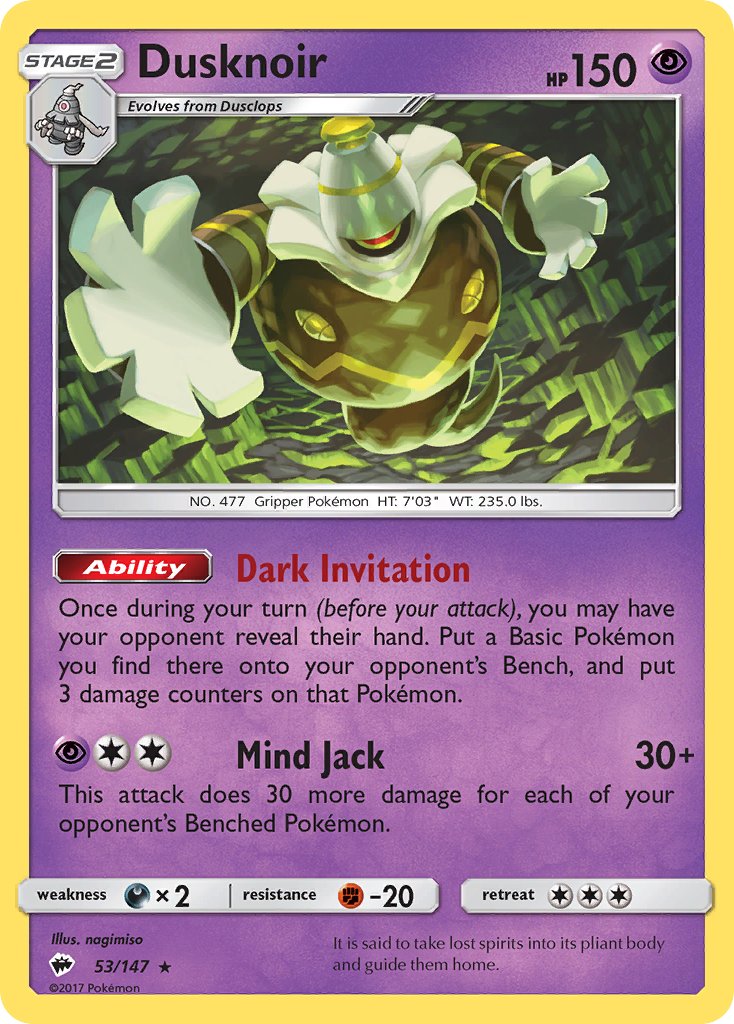 Dusknoir | Burning Shadows 53/147