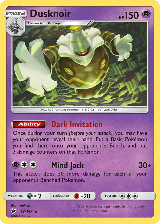 Dusknoir | Burning Shadows 53/147