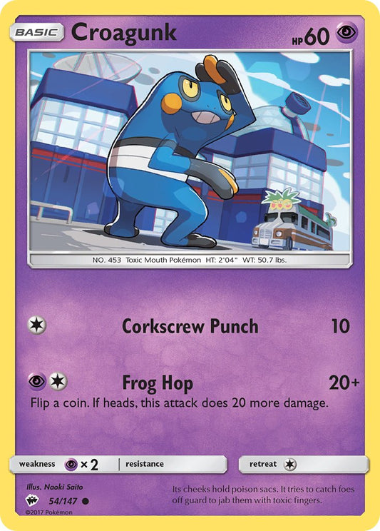 Croagunk | Burning Shadows 54/147
