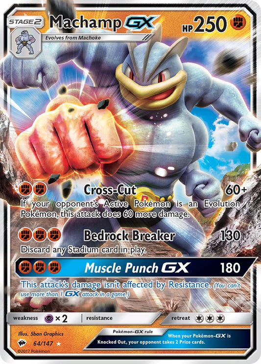 Machamp GX | Burning Shadows 64/147
